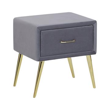 Comodino 1 cassetto en Velluto Glamour FLAYAT