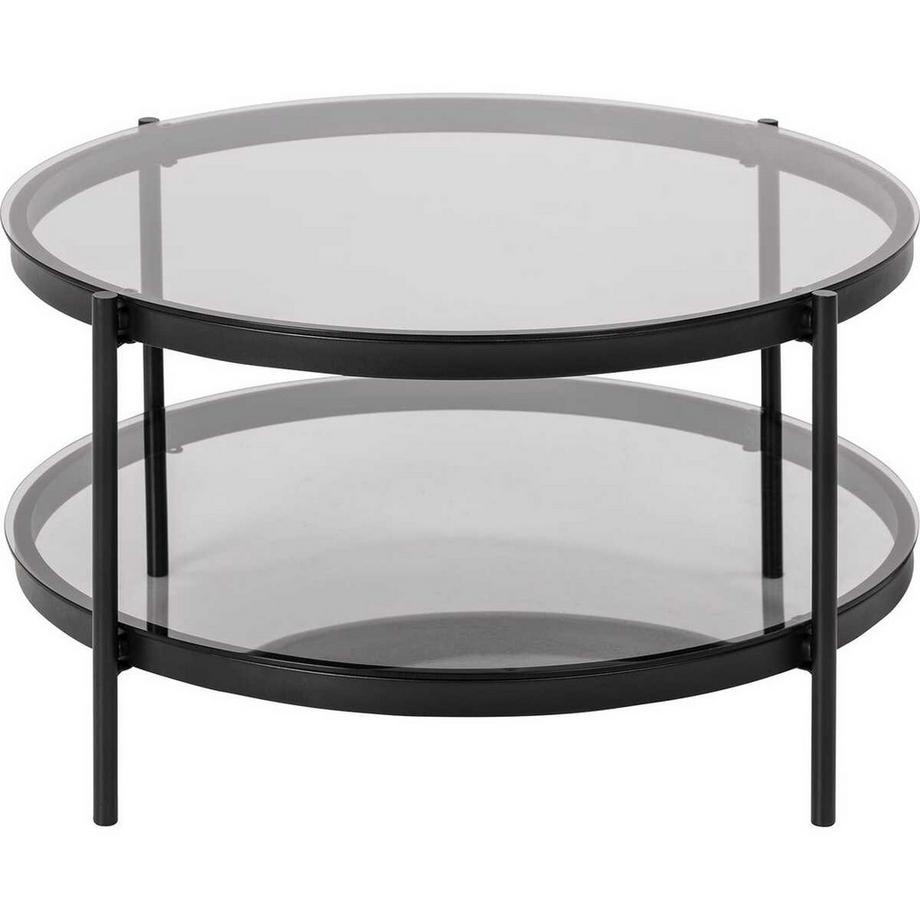 Couchtisch Bellevue Glas rauch rund 75