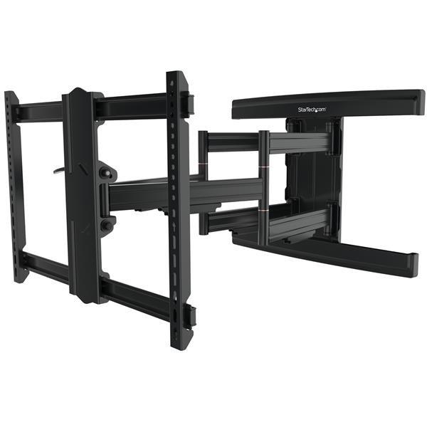 Image of Startech.com Tv Wandhalterung - Schwenkbarer Gelenkarm - 100 Zoll253 Cm Fernseher - Bis Zu 75 Kg - Stahl - Vesa Unisex Schwarz ONE SIZE