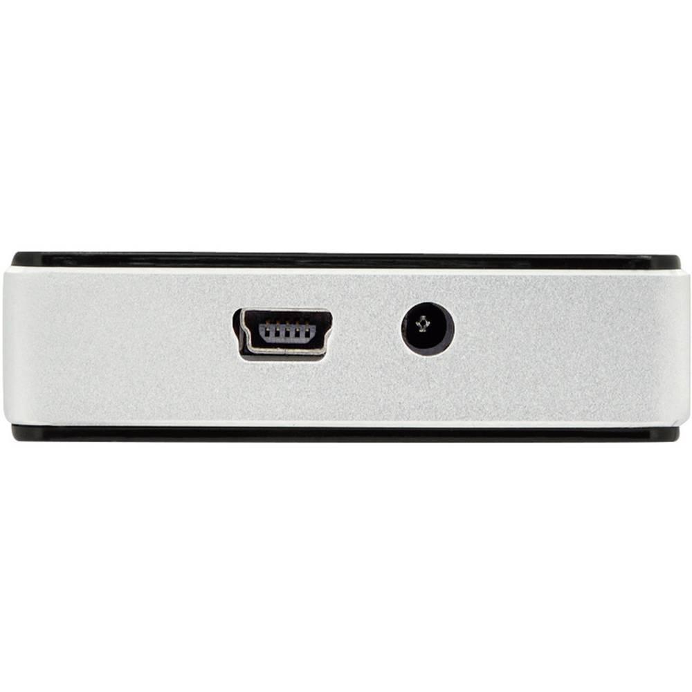 Digitus  10 Porte Hub USB 2.0 Nero, Argento 