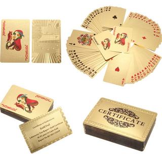 Gameloot  Carte da gioco - Mazzo di carte con placcatura in oro 24K, Euro 