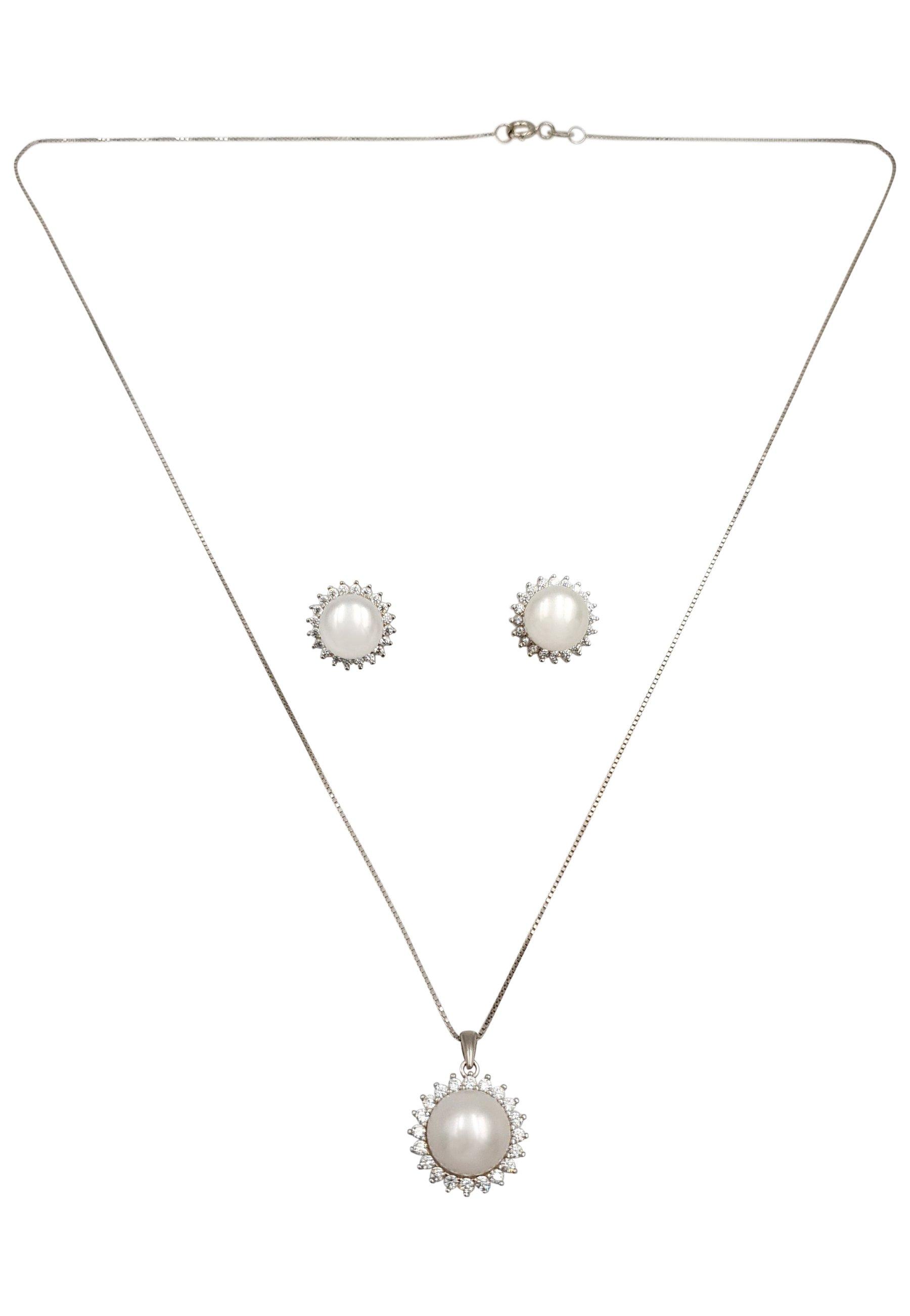 HEBE JEWELS  Klassisches Perlen Set 