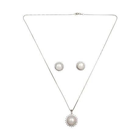 HEBE JEWELS  Klassisches Perlen Set 