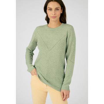 Pull maille ajourée et point fantaisie Thermolactyl