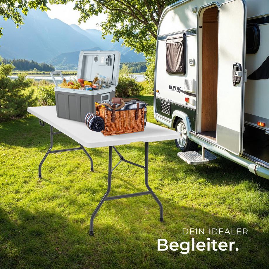 Tectake  Tavolo da campeggio  pieghevole 