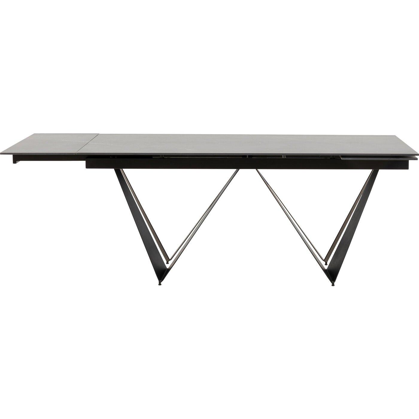 KARE Design Table à rallonge Sandra 180(40+40)x90  