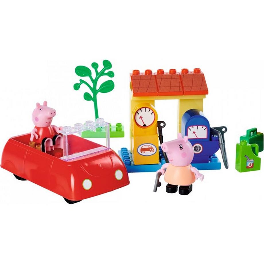 BIG  Bloxx Peppa Pig Familienauto (28Teile) 