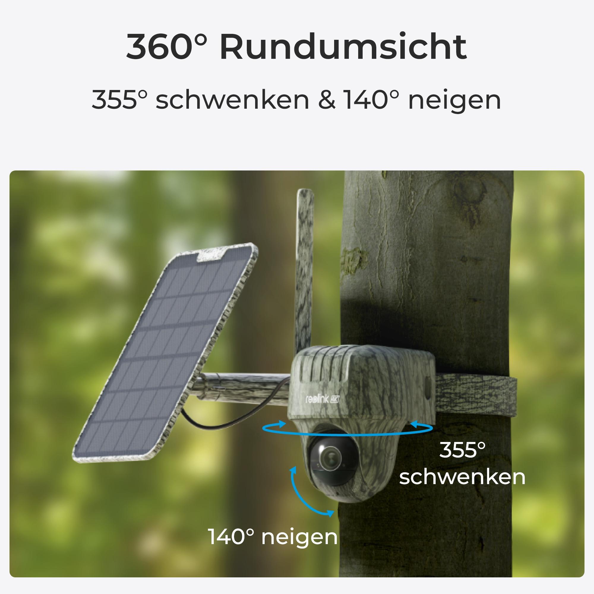 Reolink  Go G450 PT LTE telecamera per animali selvatici + Solar e Sim 