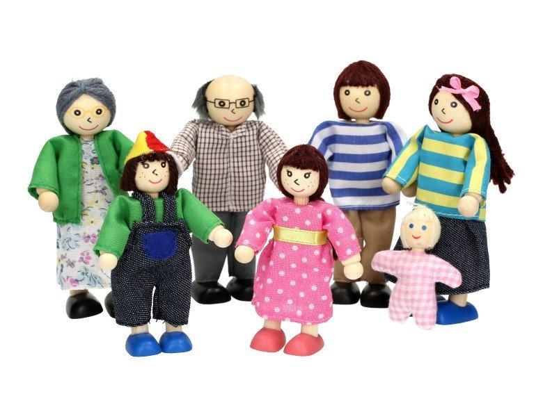 Image of Rollenspiele Biegepüppchen Grossfamilie