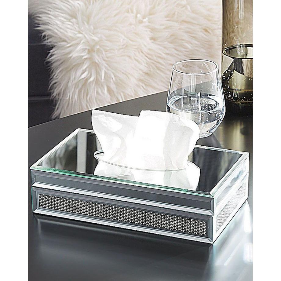 Beliani Porta tovaglioli en Vetro Glamour CHARLY  