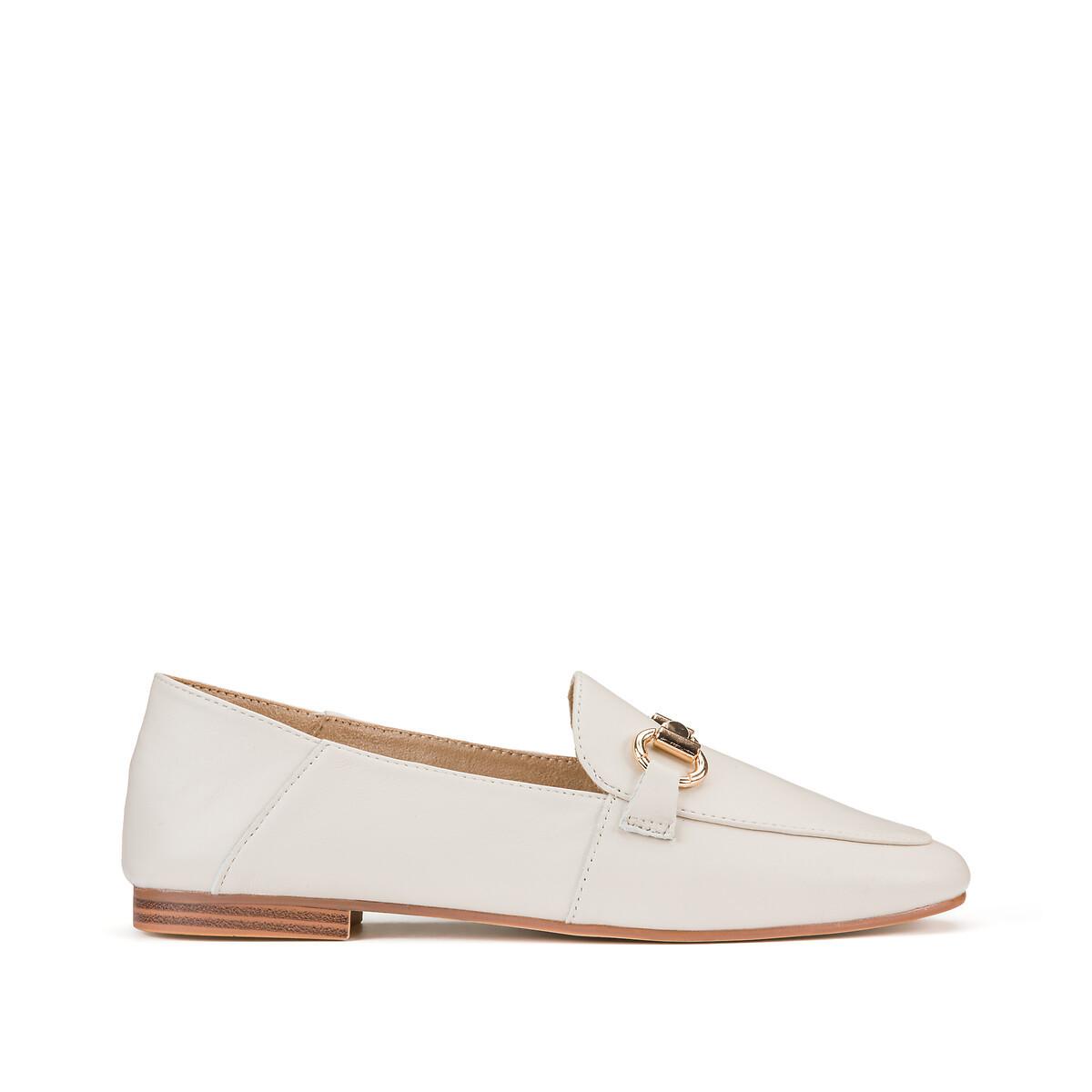 Image of Leder-loafer Mit Morsetti Damen Weiss 40