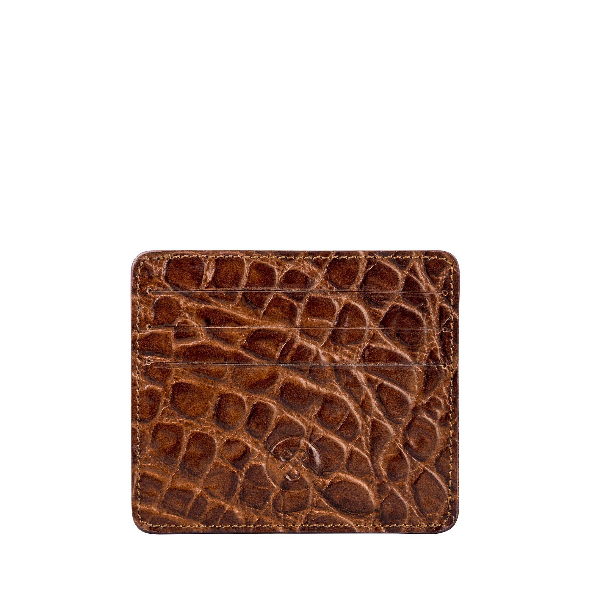 Maxwell Scott  Le Marco Croco Porte-cartes en cuir croco 