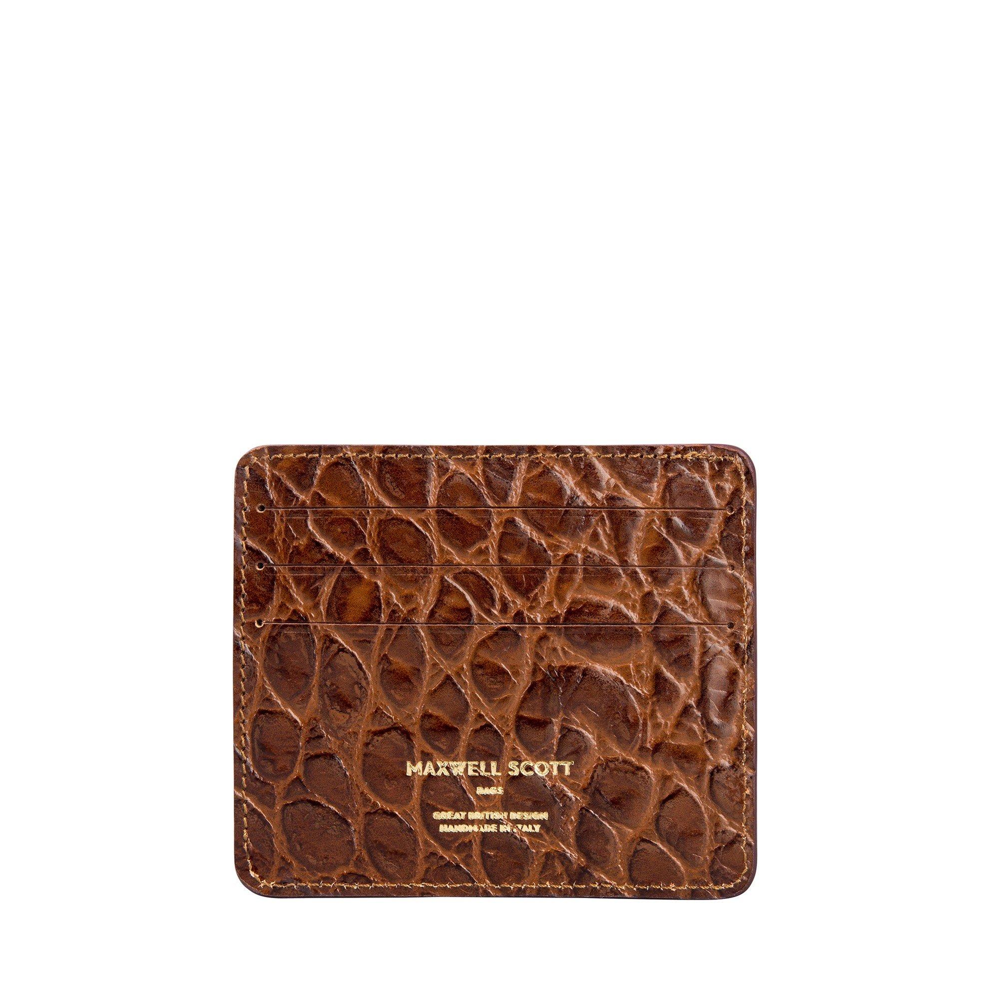 Maxwell Scott  Le Marco Croco Porte-cartes en cuir croco 