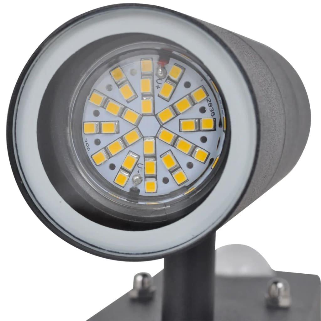 VidaXL Lampe avec capteur acier inoxydable  