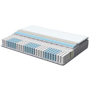 Beliani Matelas à ressorts ensachés en mousse à mémoire de forme avec gel en Ressorts ensachés PLEASANT - Dur  