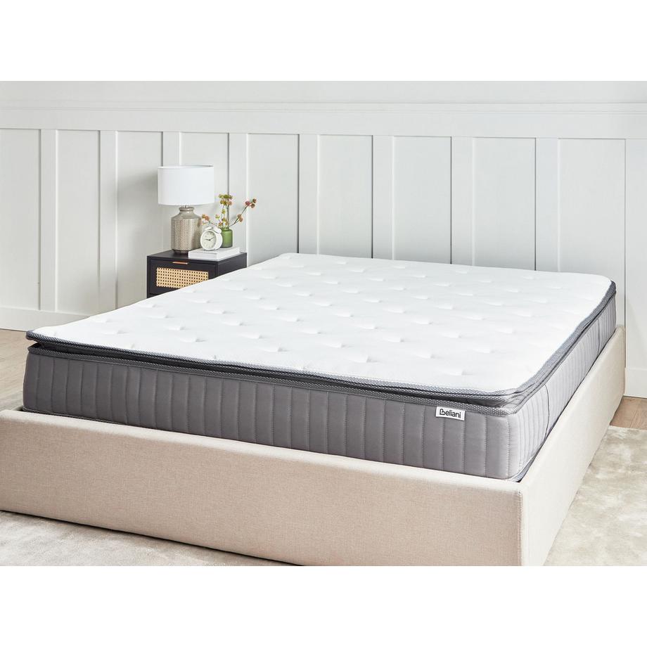 Beliani Materasso a molle insacchettate con schiuma memory gel en Molle insacchettate PLEASANT  