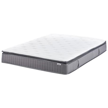 Beliani Matelas à ressorts ensachés en mousse à mémoire de forme avec gel en Ressorts ensachés PLEASANT - Dur  