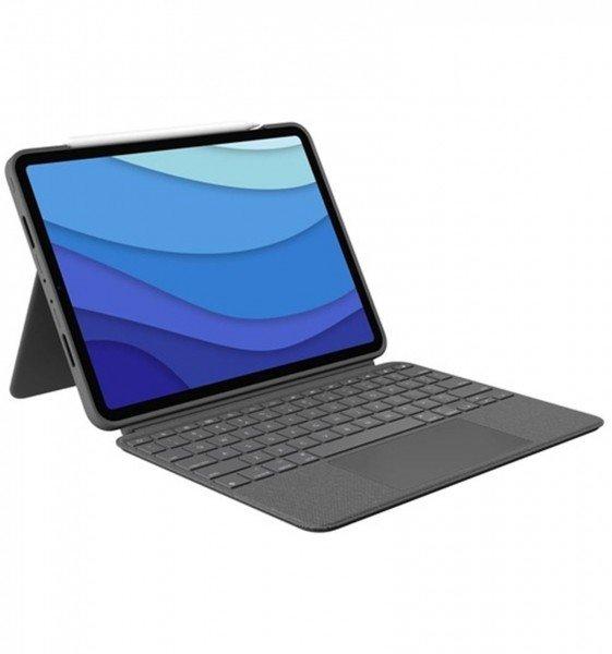 Logitech  Combo Touch (QWERTY, Nordisch, Trackpad, 1,8 cm, 1 mm, Apple) 