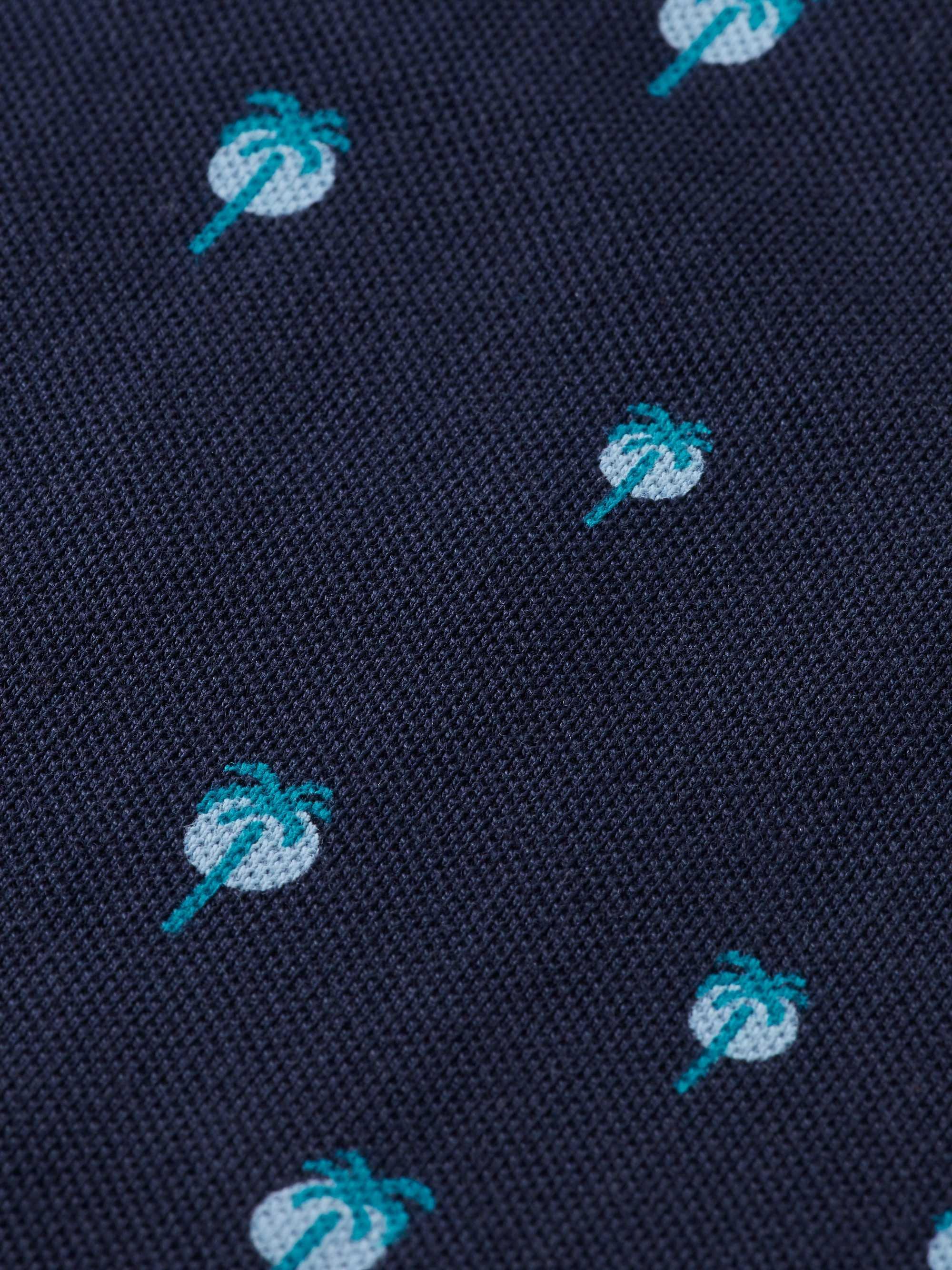 Scotch & Soda Polo-Shirt Palmenprint Comfort Fit  