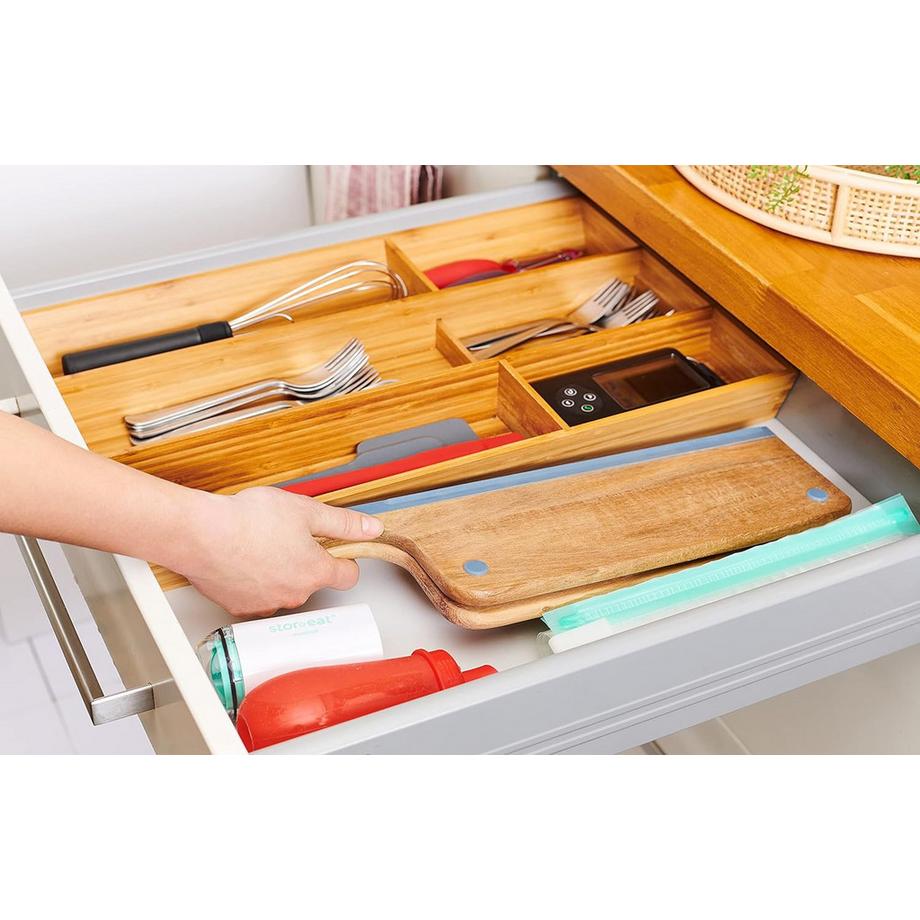 mastrad Planche à découper en bois pliable, grande  