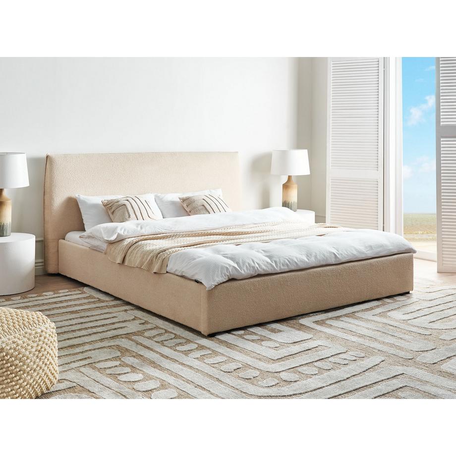 Beliani Letto en Bouclé Classico LAVAUR  