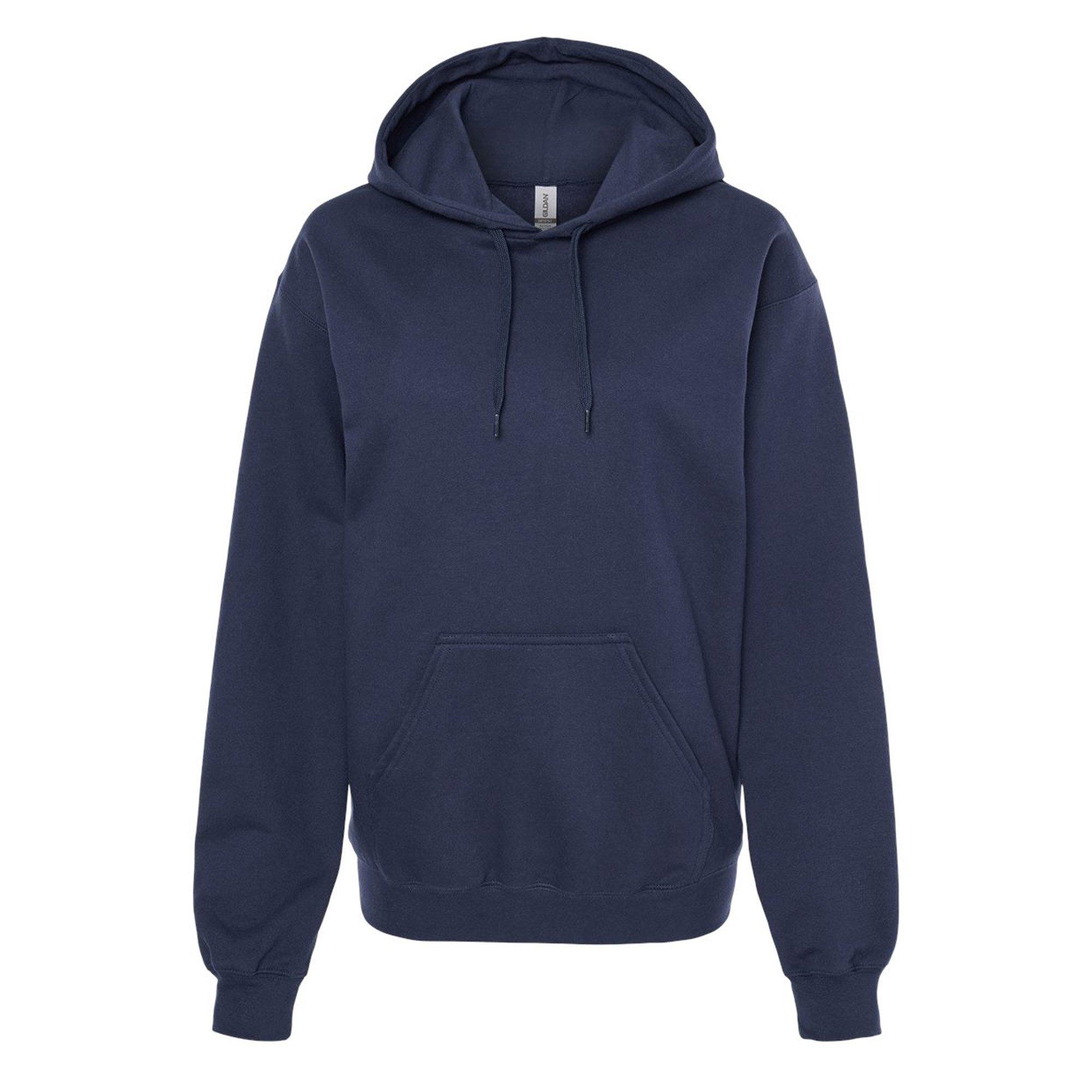 Image of Softstyle Kapuzenpullover Mittelschwer Damen Marine 3XL