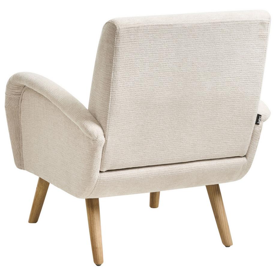 Beliani Sessel aus Stoff Minimalistisch PLASSEN  