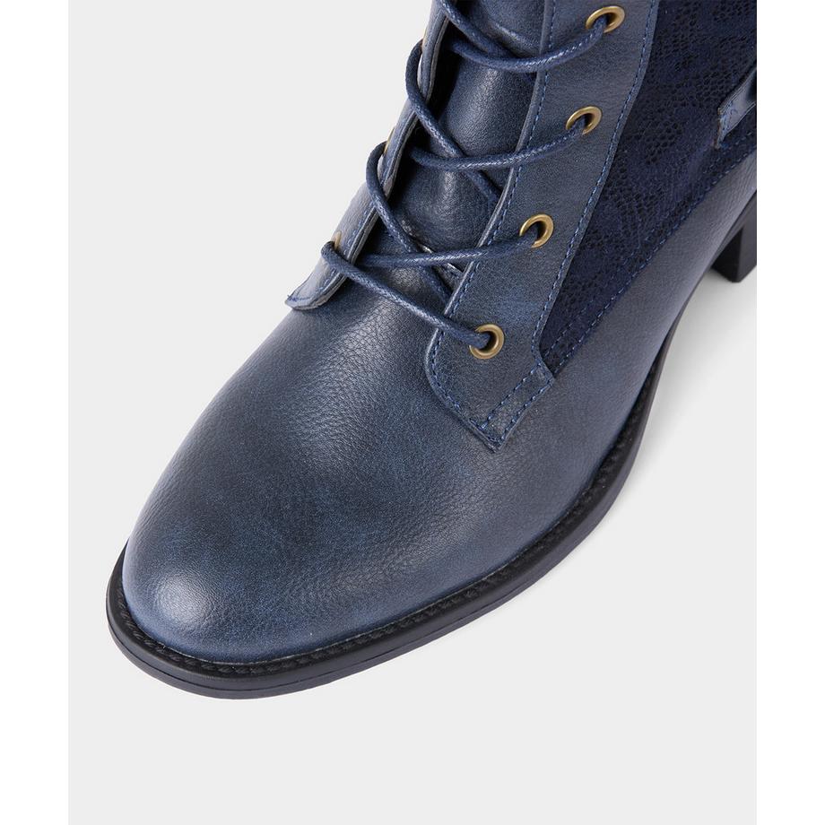 Joe Browns  Reitstiefel mit Schnürung und Leopardenmuster 