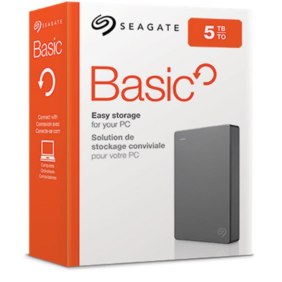 Seagate  Basic Externe Festplatte 5 TB 2.5" 3.2 Gen 1 (3.1 Gen 1) Silber 