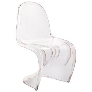 Beliani  Lot de 4 chaises de jardin en Polycarbonate Rétro VASIA 