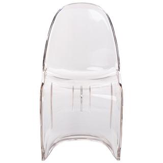 Beliani  Lot de 4 chaises de jardin en Polycarbonate Rétro VASIA 