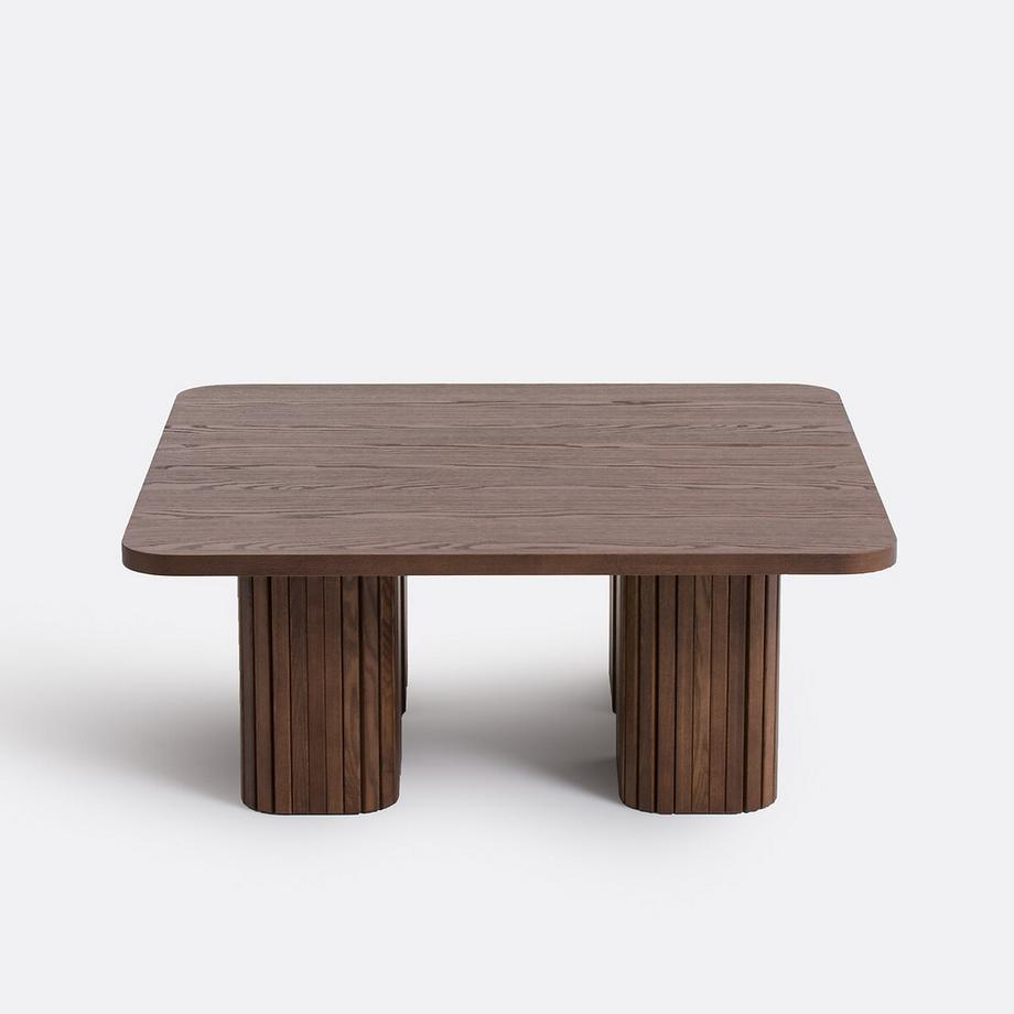 La Redoute Intérieurs Couchtisch LATTI aus Eschenfurnier  