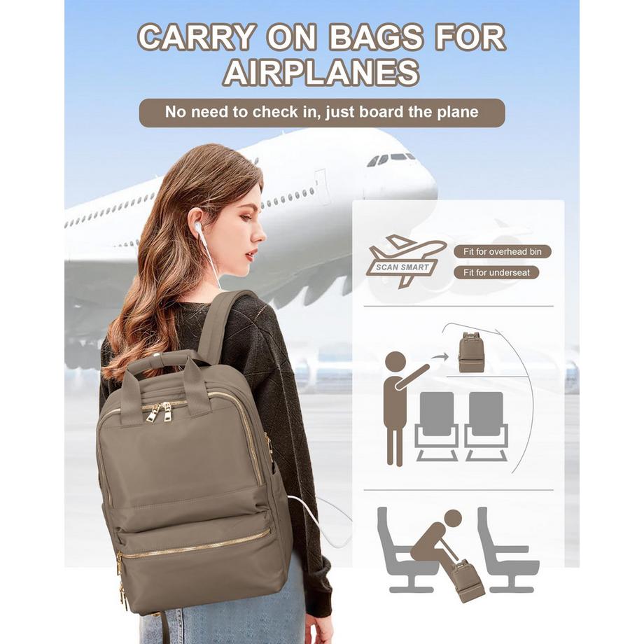 Only-bags.store Wasserdichter Reiserucksack für Handgepäck  