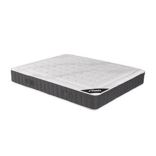 Ysmée Ensemble 140 x 190 cm sommier coffre blanc + matelas ressorts ensachés accueil mémoire de forme ép.27cm - ATLANTIDE de YSMÉE  