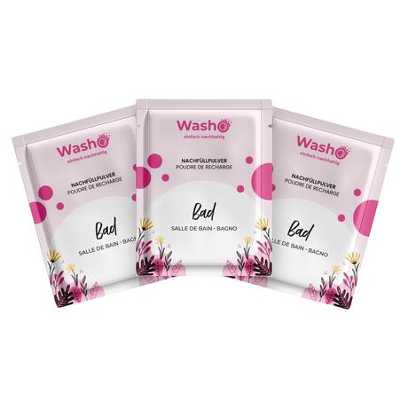 Washo Kit de nettoyage en poudre pour salle de bain  