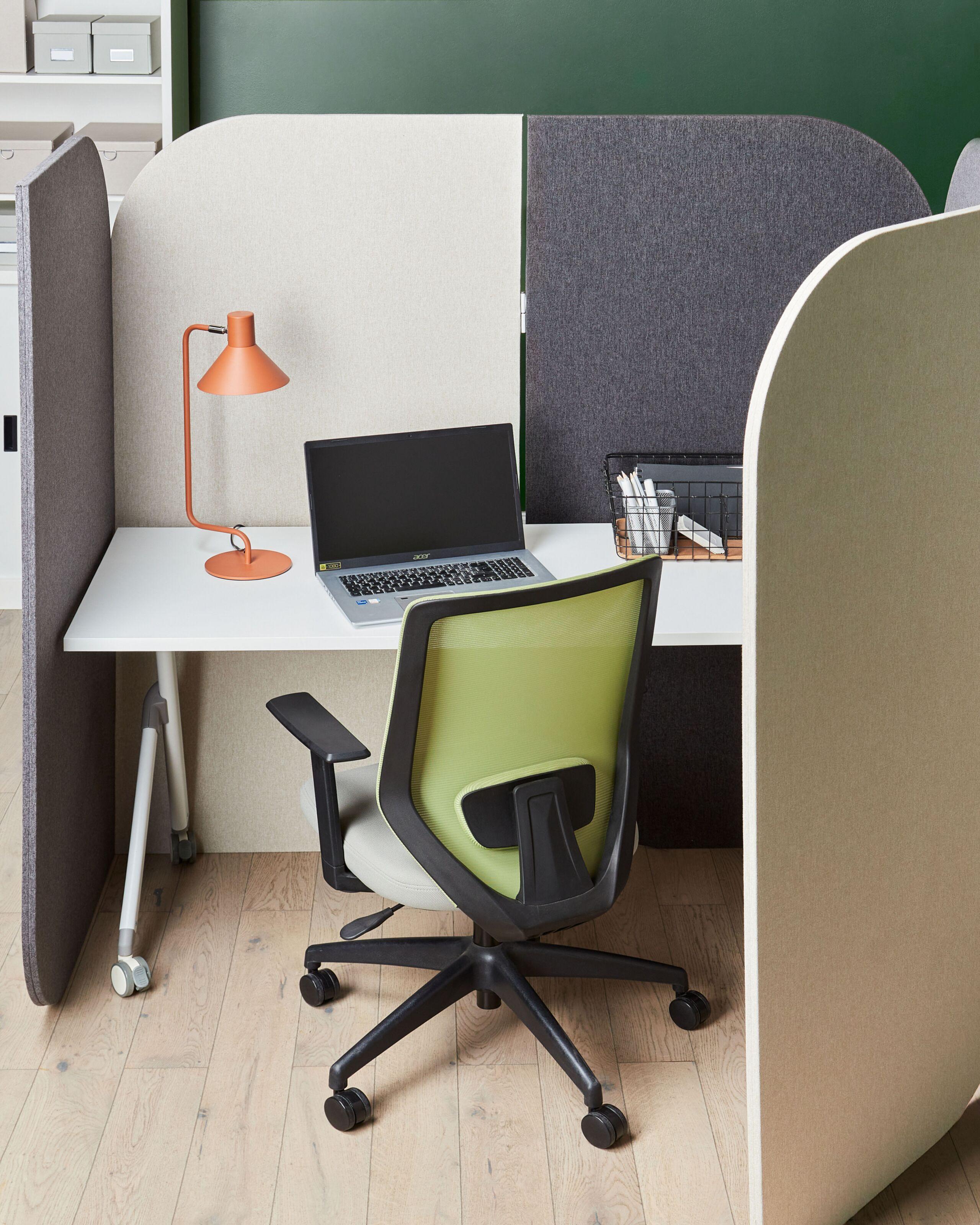 Beliani Akustik Raumteiler 5-teilig aus Kunststoff Modern SHADY  