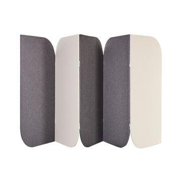 Akustik Raumteiler 5-teilig aus Kunststoff Modern SHADY