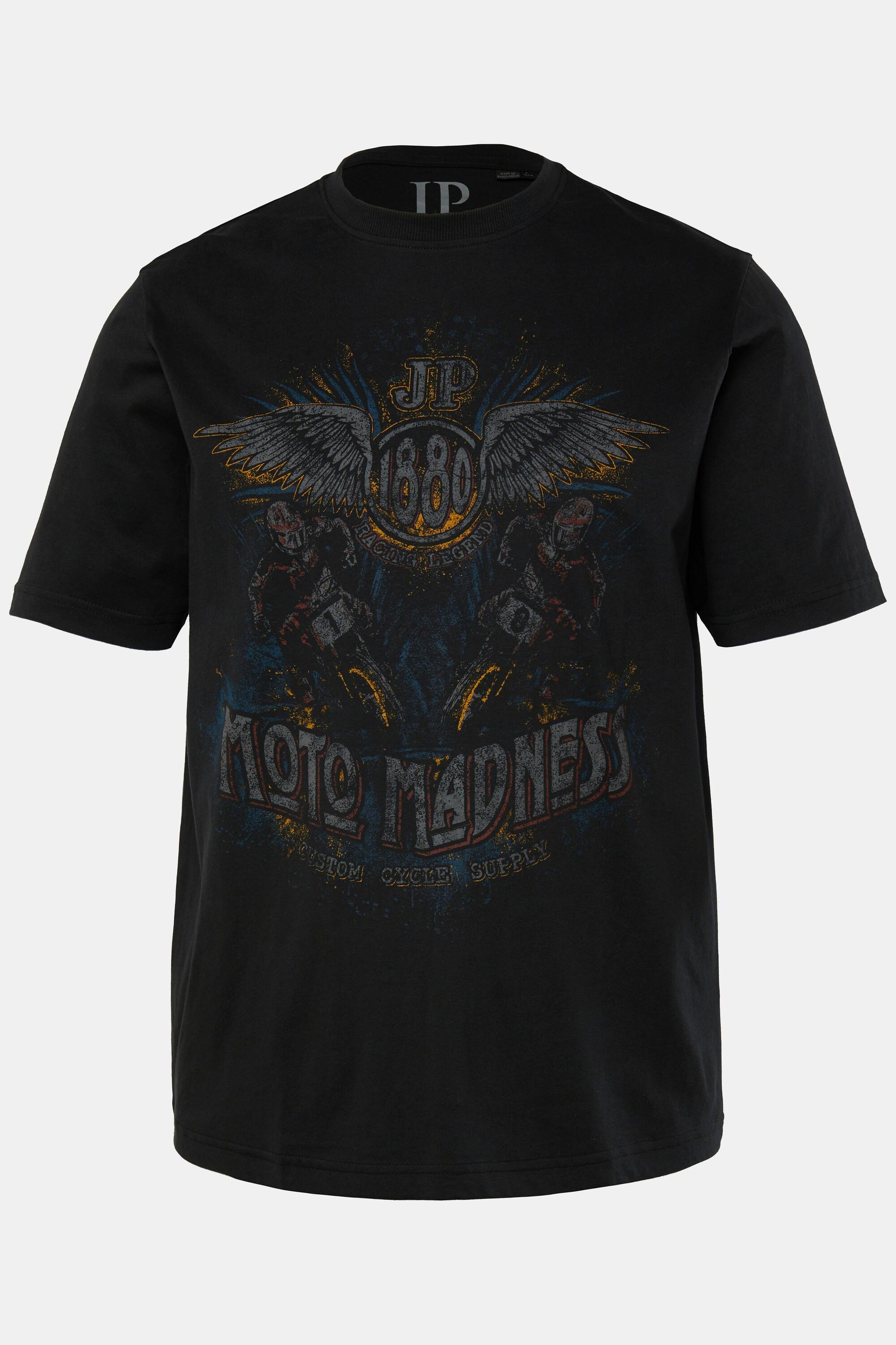 JP1880 Halbarm T-Shirt mit Brustprint  