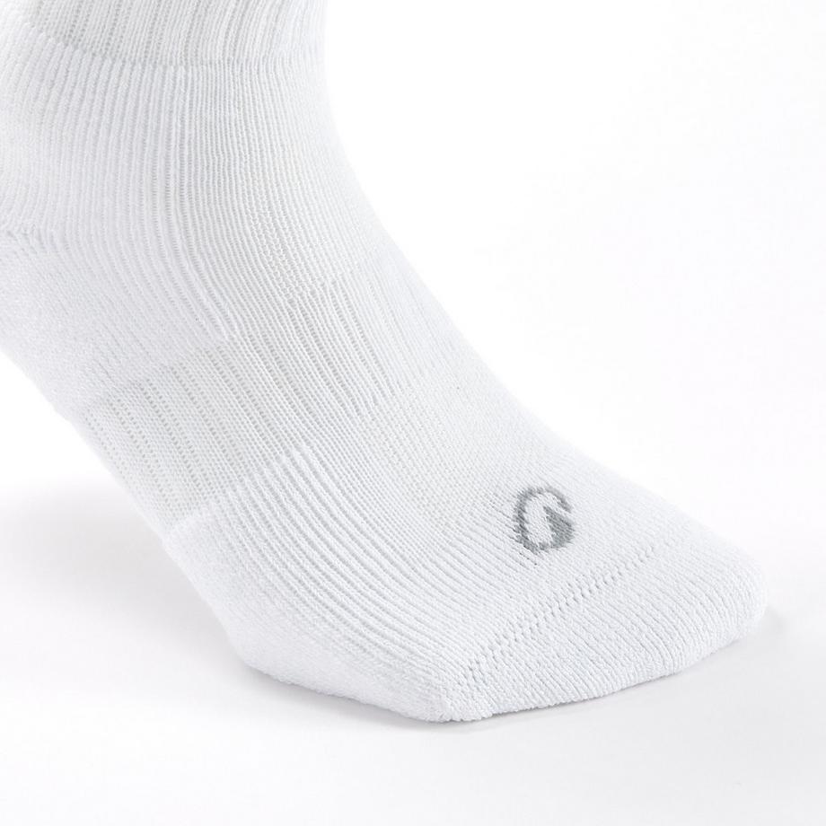 DECATHLON Chaussettes de tennis hautes lot de 3  