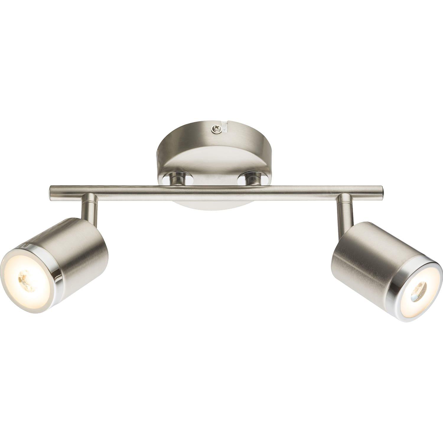 Image of LED Strahler nickel matt 2xLED 9x26x17 LED Strahler nickel matt 2xLED 9x26x17