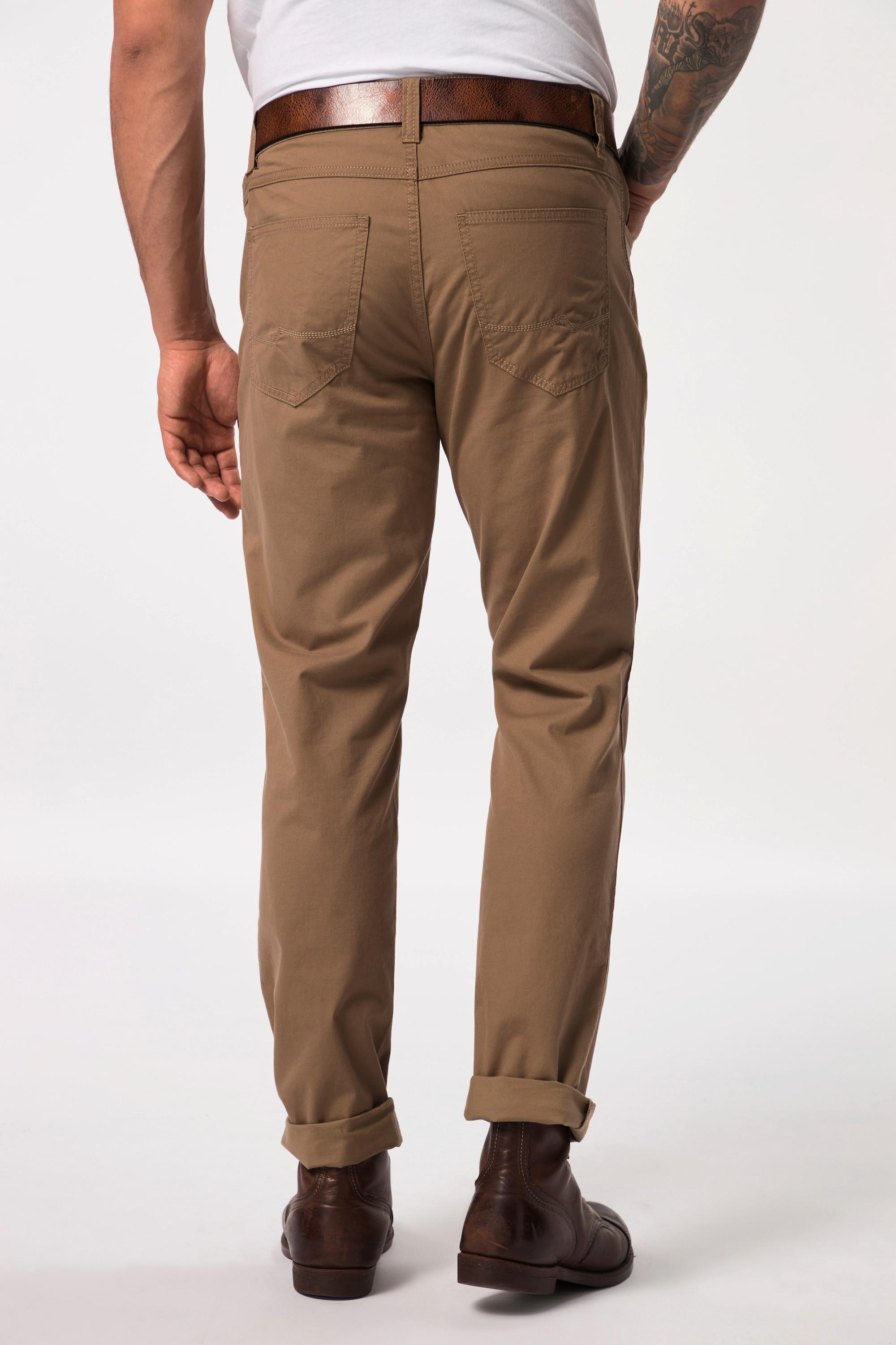 JP1880  Pantalon ventre confort, tissu texturé - coupe Regular Fit, 5 poches 