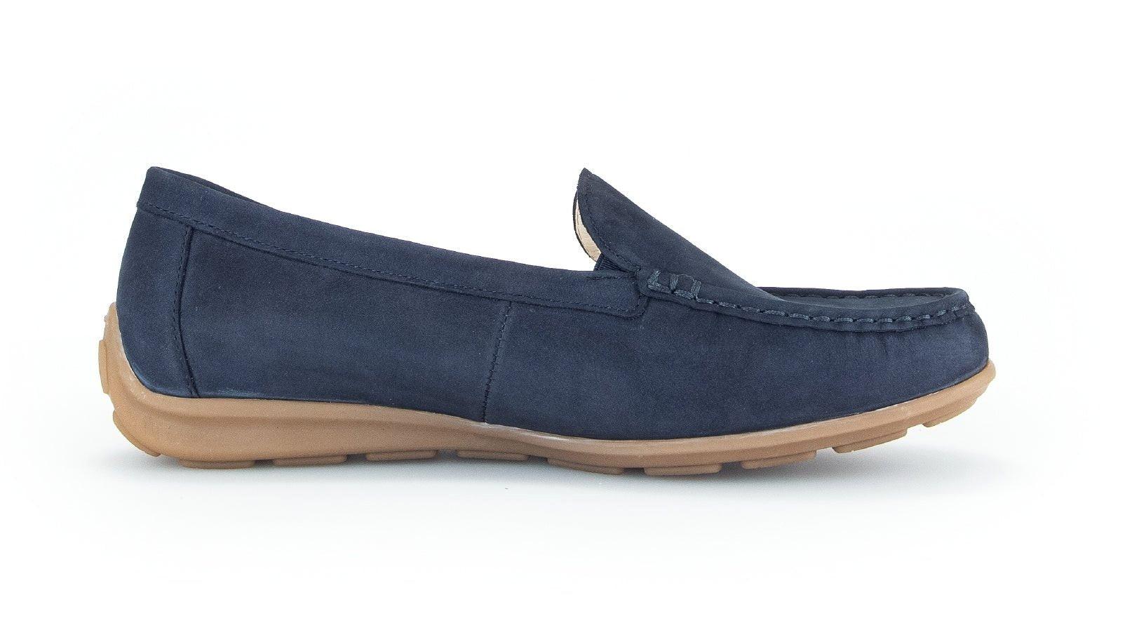 Image of Nubuk Loafer Damen Blau 38