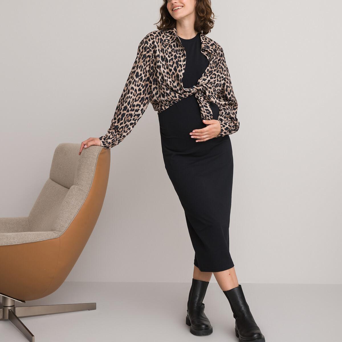 Image of Ärmelloses Umstandskleid Damen Schwarz L