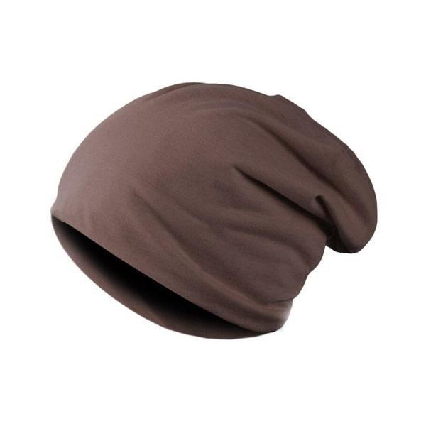 Image of Dünne Beanie Im Baggy-stil Herren Erdbraun ONE SIZE