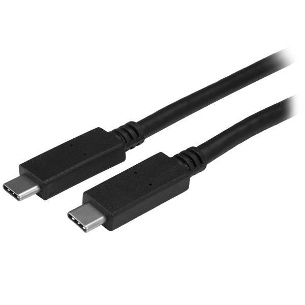 Image of StarTech.com USB-C Kabel mit Power Delivery (3A) - StSt - 2m - USB 3.0 - Zertifiziert