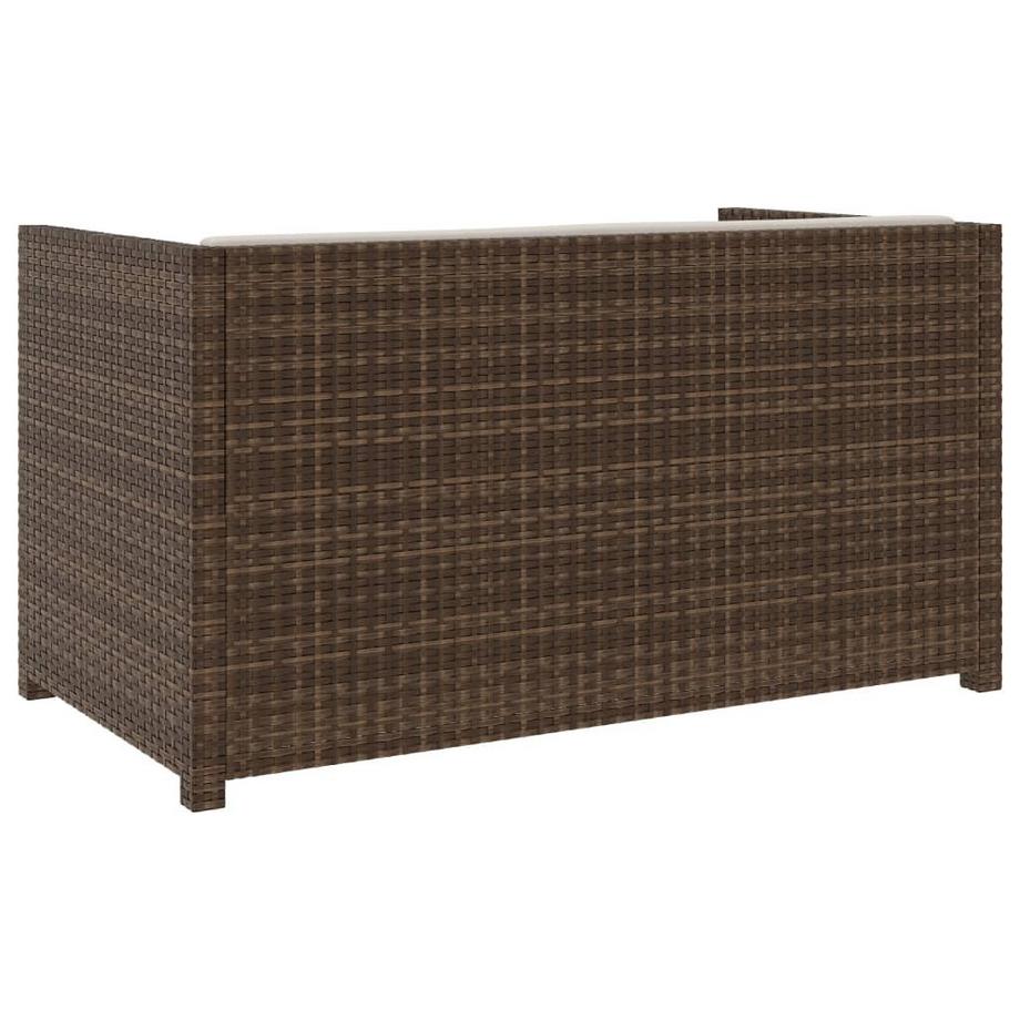 VidaXL set mobili da giardino Polirattan  