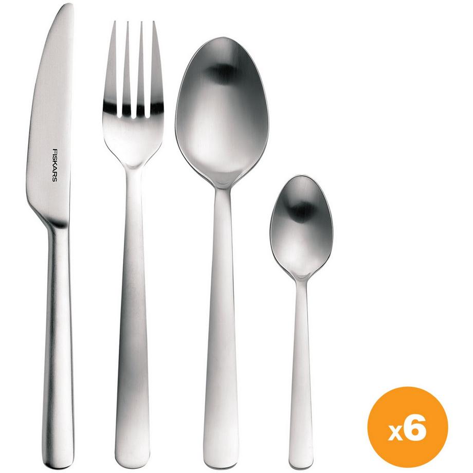 Fiskars  Set di posate FF opache 24 pezzi in scatola regalo 
