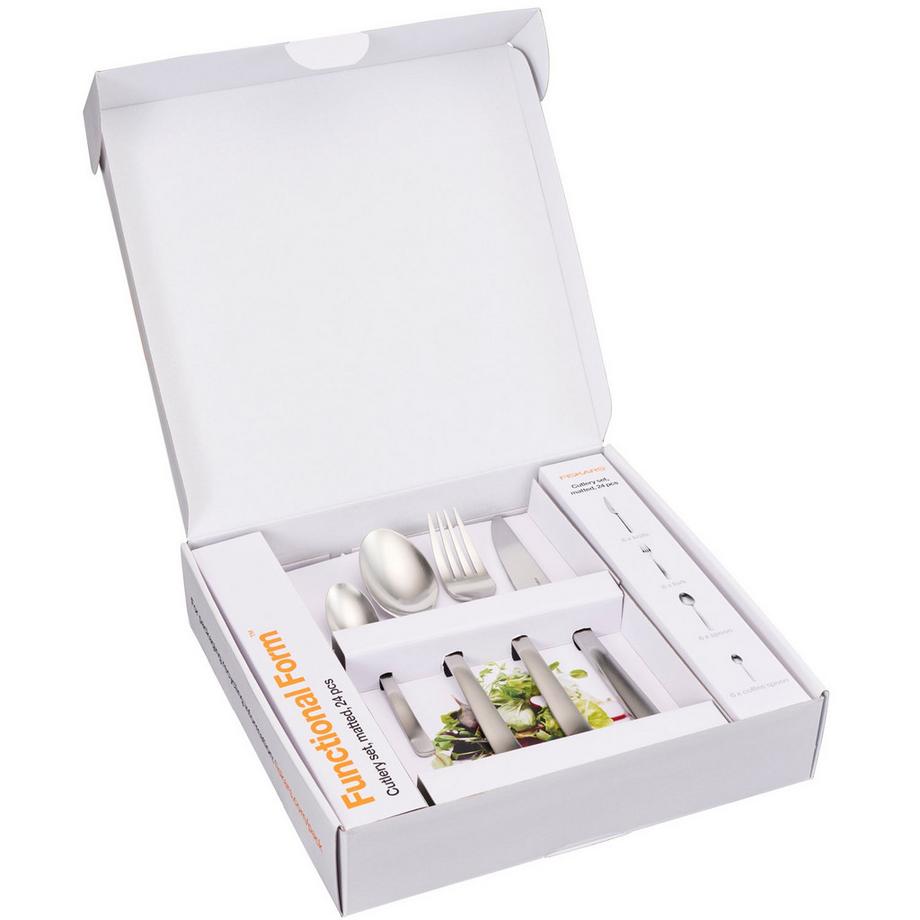 Fiskars  Set di posate FF opache 24 pezzi in scatola regalo 