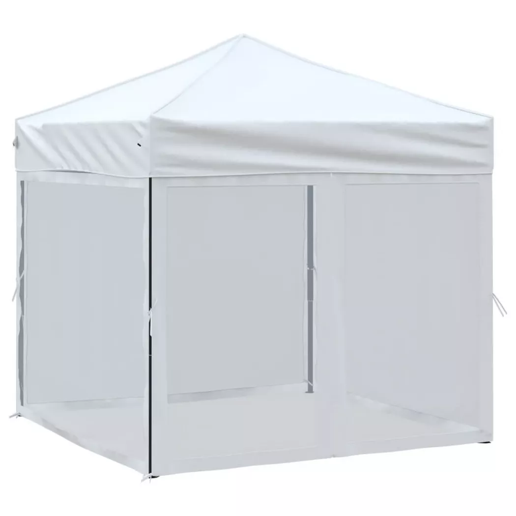 VidaXL - tenda per feste Tessuto, One Size, Blanco