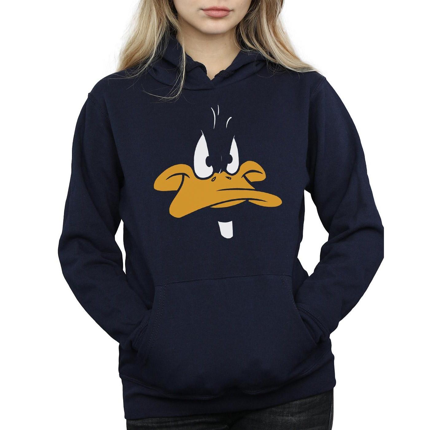 LOONEY TUNES  Sweat à capuche DAFFY DUCK BIG FACE 